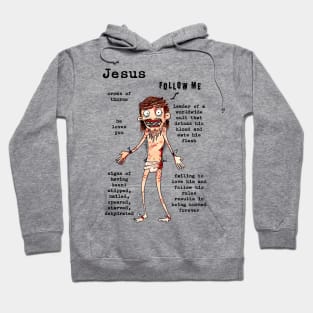 Zombie Jesus Follow Me Hoodie